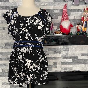 Motherhood Maternity Blouse Top Shirt  Short Sleeve Sz L G G